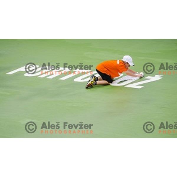 During first round of Tilia Slovenia Open-ATP Challenger Tour, played in SRC Marina, Portoroz, Slovenia, on July 8, 2014