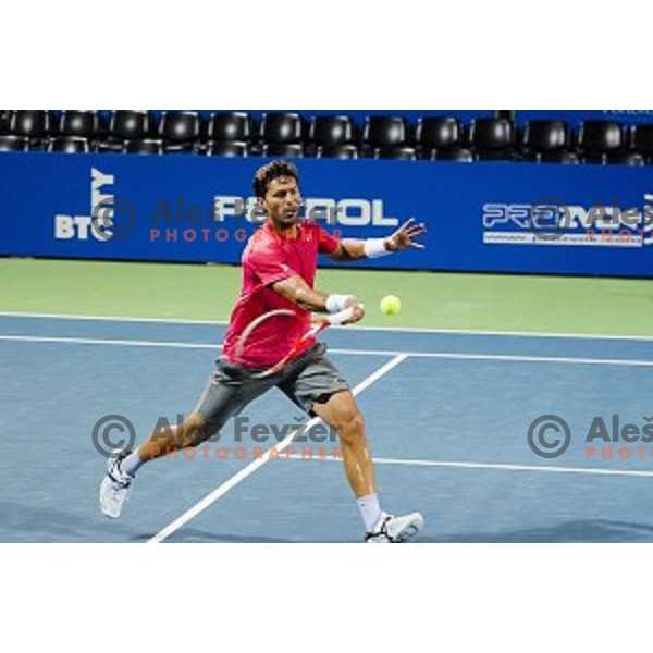 Tomislav Ternar of Slovenia in action during first round of Tilia Slovenia Open-ATP Challenger Tour, played in SRC Marina, Portoroz, Slovenia, on July 8, 2014