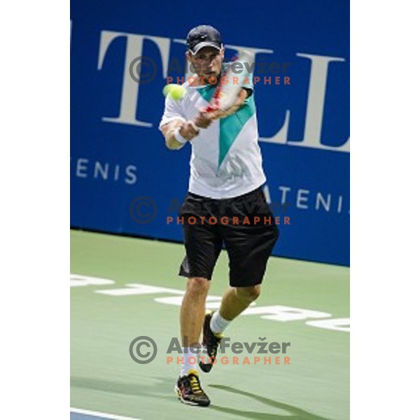Tom Kocevar Desman of Slovenia in action during first round of Tilia Slovenia Open-ATP Challenger Tour, played in SRC Marina, Portoroz, Slovenia, on July 8, 2014