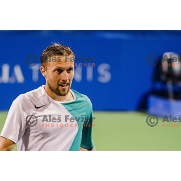 Tom Kocevar Desman of Slovenia in action during first round of Tilia Slovenia Open-ATP Challenger Tour, played in SRC Marina, Portoroz, Slovenia, on July 8, 2014
