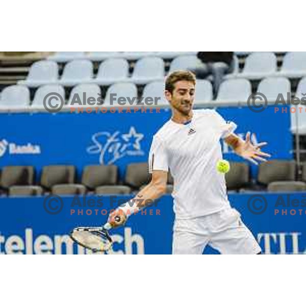 Ricardo Rodriguez Pace of Venezuela in action during second round of Tilia Slovenia Open-ATP Challenger Tour, played in SRC Marina, Portoroz, Slovenia, on July 10, 2014