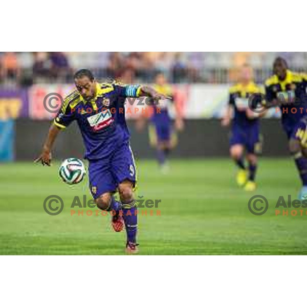 Marcos Tavares in action during football match NK Maribor - NK Rudar Velenje, round 1 of Prva liga Telekom Slovenije 2014-2015, Ljudski Vrt, Maribor, 19.7.2014