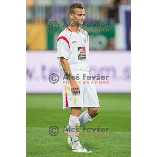 Aljaz Krefl in action during football match NK Maribor - NK Rudar Velenje, round 1 of Prva liga Telekom Slovenije 2014-2015, Ljudski Vrt, Maribor, 19.7.2014