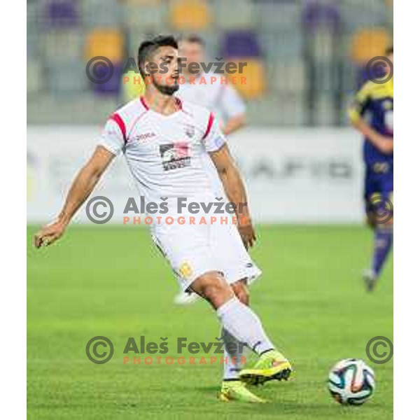 Senad Jahic in action during football match NK Maribor - NK Rudar Velenje, round 1 of Prva liga Telekom Slovenije 2014-2015, Ljudski Vrt, Maribor, 19.7.2014