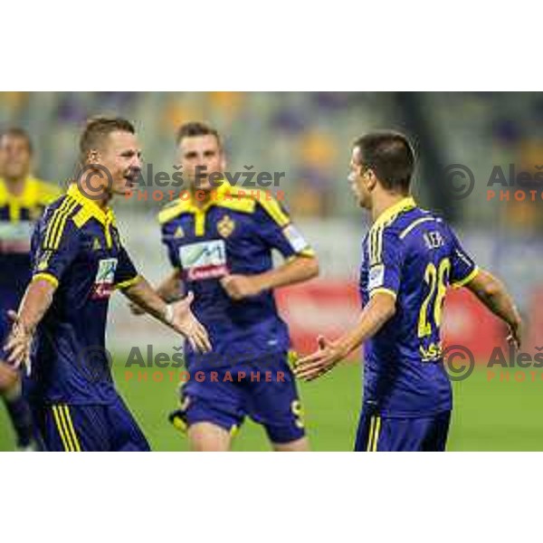 in action during football match NK Maribor - NK Rudar Velenje, round 1 of Prva liga Telekom Slovenije 2014-2015, Ljudski Vrt, Maribor, 19.7.2014