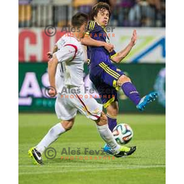 Damjan Bohar in action during football match NK Maribor - NK Rudar Velenje, round 1 of Prva liga Telekom Slovenije 2014-2015, Ljudski Vrt, Maribor, 19.7.2014
