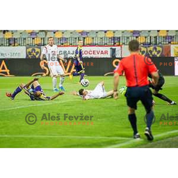 in action during football match NK Maribor - NK Rudar Velenje, round 1 of Prva liga Telekom Slovenije 2014-2015, Ljudski Vrt, Maribor, 19.7.2014