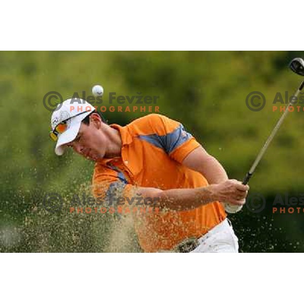 Matjaz Gojcic, first Slovenian Pro playing on Alps tour during practice session on Ptuj golf course, Slovenia on May 8, 2007