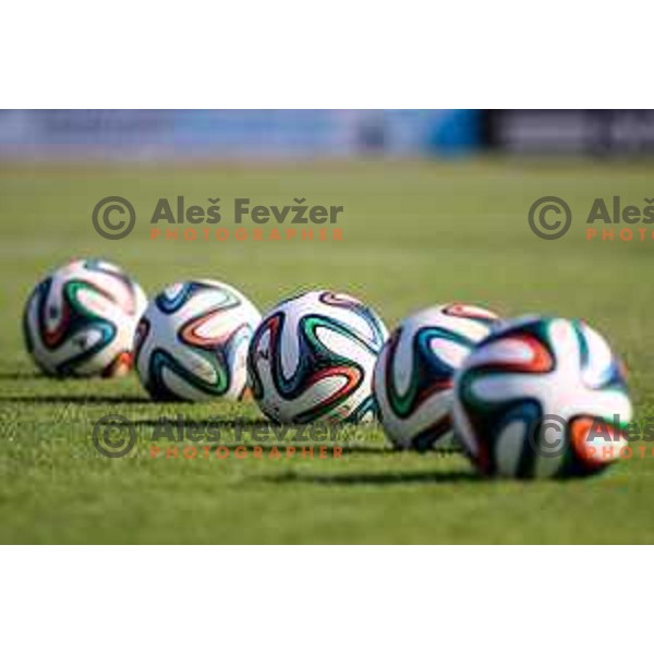 action during football match Zavrc-Domzale in round 3 of Prva liga Telekom Slovenije, played at Ptuj on August 1, 2014