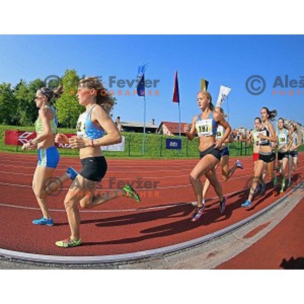 Marusa Mismas in action during first day of Slovenian National Athletics Championships in Celje on August 2, 2014
