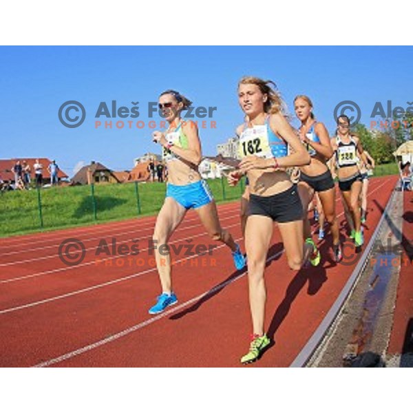Marusa Mismas in action during first day of Slovenian National Athletics Championships in Celje on August 2, 2014