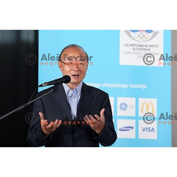 Xianyi Zhang, ambassador of China to Slovenia during official presentation in Hotel Terme, Zrece, Slovenia on August 5,2014