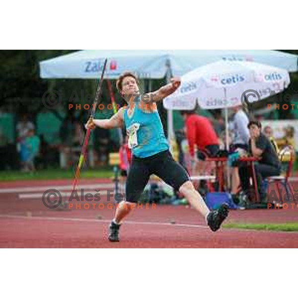 Martina Ratej in action during second day of Slovenian National Athletics Championships in Celje on August 3, 2014