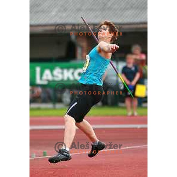 Martina Ratej in action during second day of Slovenian National Athletics Championships in Celje on August 3, 2014
