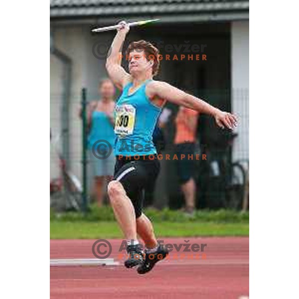 Martina Ratej in action during second day of Slovenian National Athletics Championships in Celje on August 3, 2014