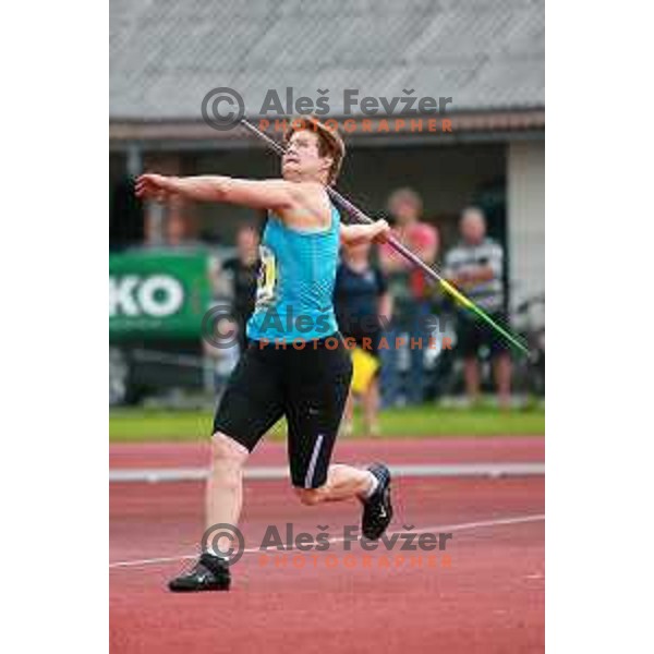 Martina Ratej in action during second day of Slovenian National Athletics Championships in Celje on August 3, 2014
