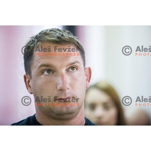 Primoz Kozmus at the press conference and presentation before the European Athletics Championships Zürich 2014, Ljubljana, 07.08.2014