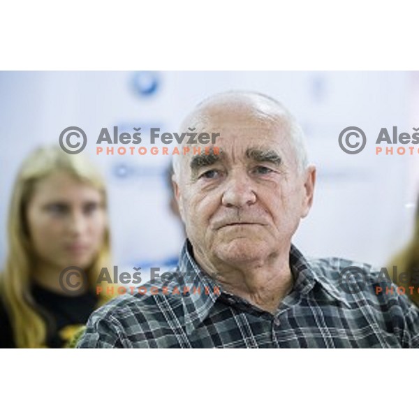 Matija Steiner at the press conference and presentation before the European Athletics Championships Zürich 2014, Ljubljana, 07.08.2014
