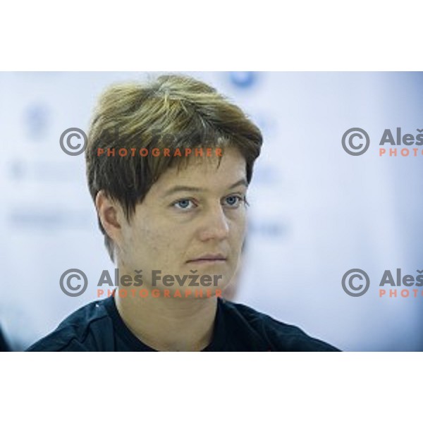 Martina Ratej at the press conference and presentation before the European Athletics Championships Zürich 2014, Ljubljana, 07.08.2014