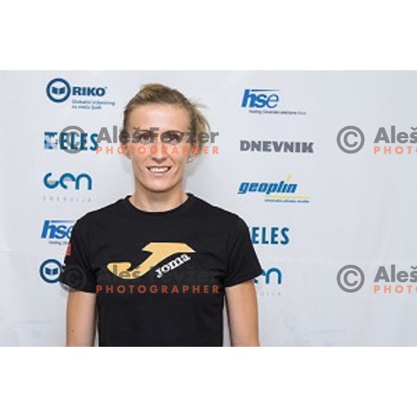 Sonja Roman at the press conference and presentation before the European Athletics Championships Zürich 2014, Ljubljana, 07.08.2014