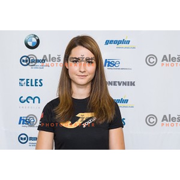 Nina Djordjevic at the press conference and presentation before the European Athletics Championships Zürich 2014, Ljubljana, 07.08.2014