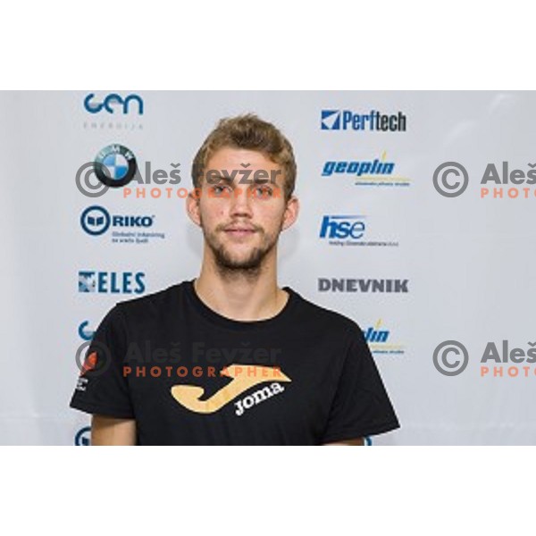 Zan Rudolf at the press conference and presentation before the European Athletics Championships Zürich 2014, Ljubljana, 07.08.2014