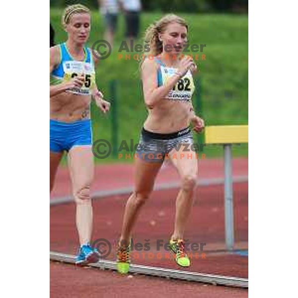 Marusa Mismas in action during second day of Slovenian National Athletics Championships in Celje on August 3, 2014