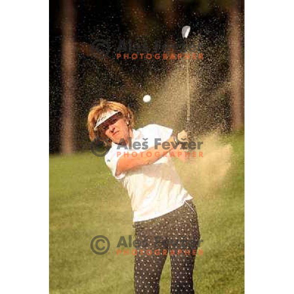 Bojana Sonnenwald na PRO-AM golf turnirju- Memorial Toneta Krusica v Arboretumu 17.5.2007. Photo by Ales Fevzer 