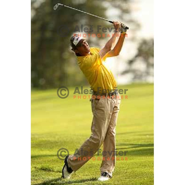Dejan Rozman na PRO-AM golf turnirju- Memorial Toneta Krusica v Arboretumu 17.5.2007. Photo by Ales Fevzer 