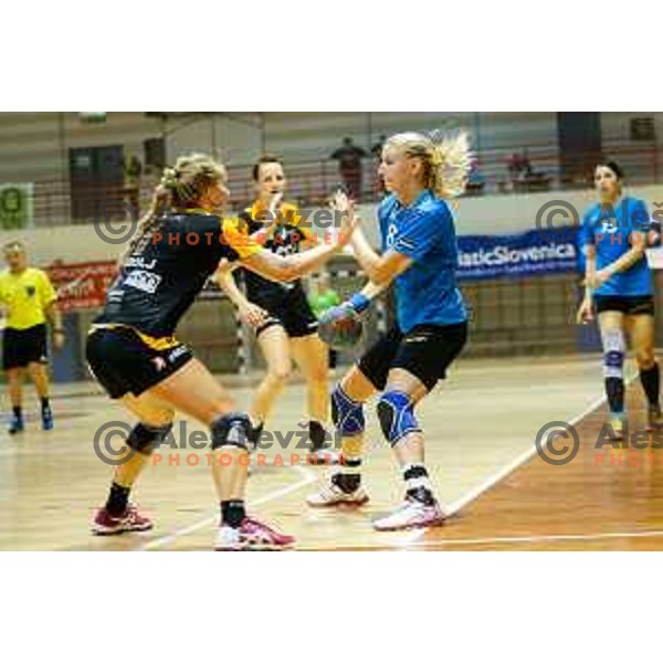 Tamara Mavsar of Krim during handball match between RK Krim and RK Zagorje, played in Ilirska Bistrica, Slovenia on September 6, 2014