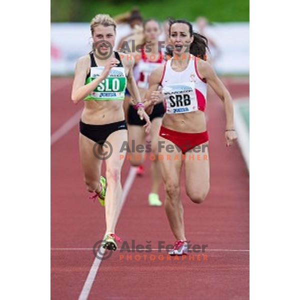 Marusa Mismas in action during Balkanation, the Balkan Team Athletics championship, Ljubljana, 20.09.2014
