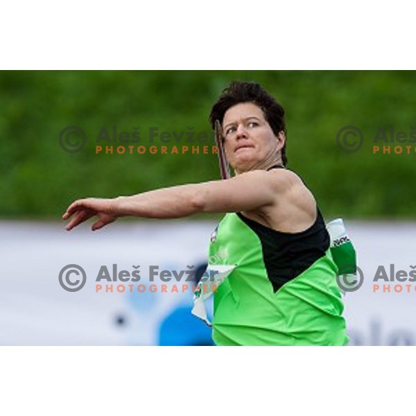 Martina Ratej in action during Balkanation, the Balkan Team Athletics championship, Ljubljana, 20.09.2014