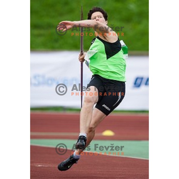 Martina Ratej in action during Balkanation, the Balkan Team Athletics championship, Ljubljana, 20.09.2014