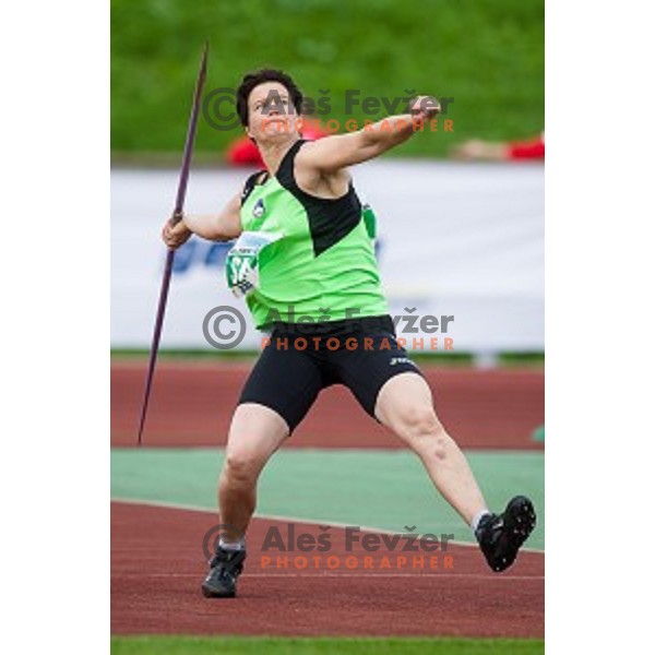 Martina Ratej in action during Balkanation, the Balkan Team Athletics championship, Ljubljana, 20.09.2014