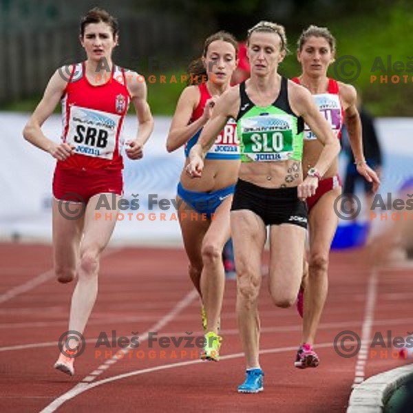 Sonja Roman in action during Balkanation, the Balkan Team Athletics championship, Ljubljana, 20.09.2014