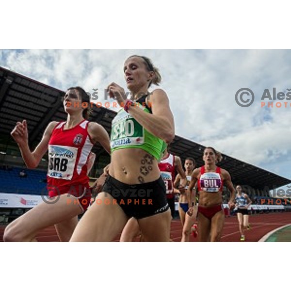 Sonja Roman in action during Balkanation, the Balkan Team Athletics championship, Ljubljana, 20.09.2014