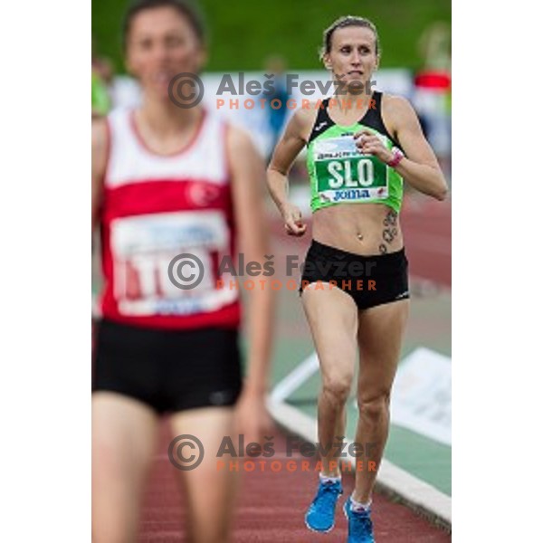 Sonja Roman in action during Balkanation, the Balkan Team Athletics championship, Ljubljana, 20.09.2014
