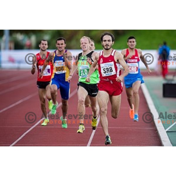 Mitja Krevs in action during Balkanation, the Balkan Team Athletics championship, Ljubljana, 20.09.2014