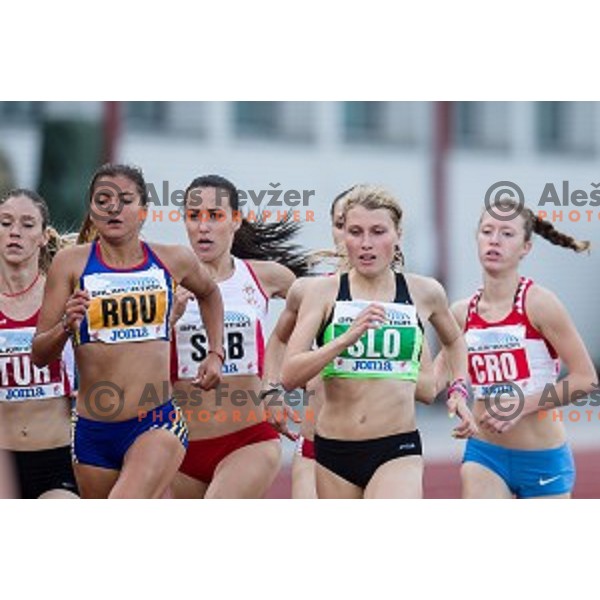 Marusa Mismas in action during Balkanation, the Balkan Team Athletics championship, Ljubljana, 20.09.2014