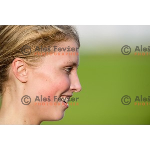 Marusa Mismas in action during Balkanation, the Balkan Team Athletics championship, Ljubljana, 20.09.2014