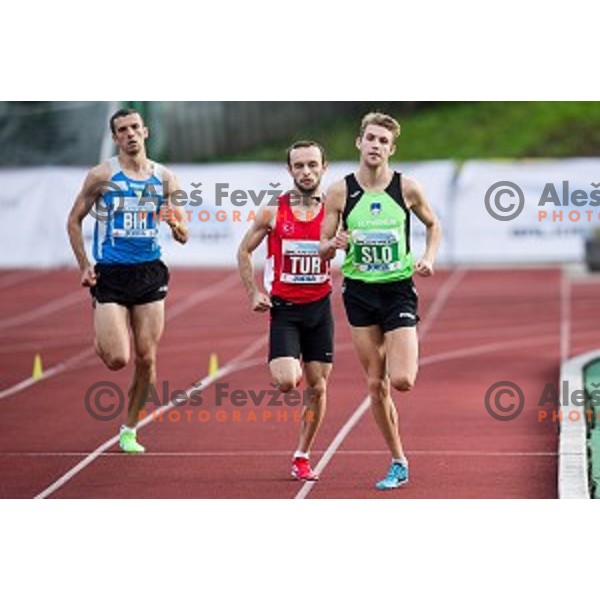 Zan Rudolf in action during Balkanation, the Balkan Team Athletics championship, Ljubljana, 20.09.2014