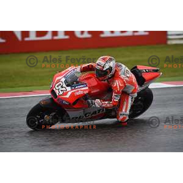 Moto GP race in Misano at Gran Prix di San Marino, Italy on September 14, 2014