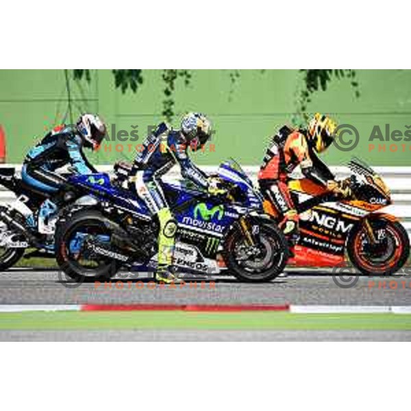 Moto GP race in Misano at Gran Prix di San Marino, Italy on September 14, 2014