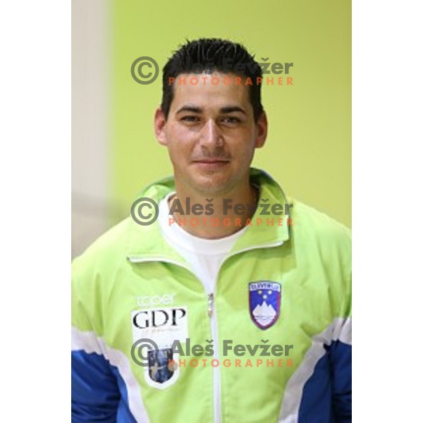 Dejan Tonejc of Slovenia in action during 11th European Championships in bowles, Koper, Slovenia on October 2, 2014