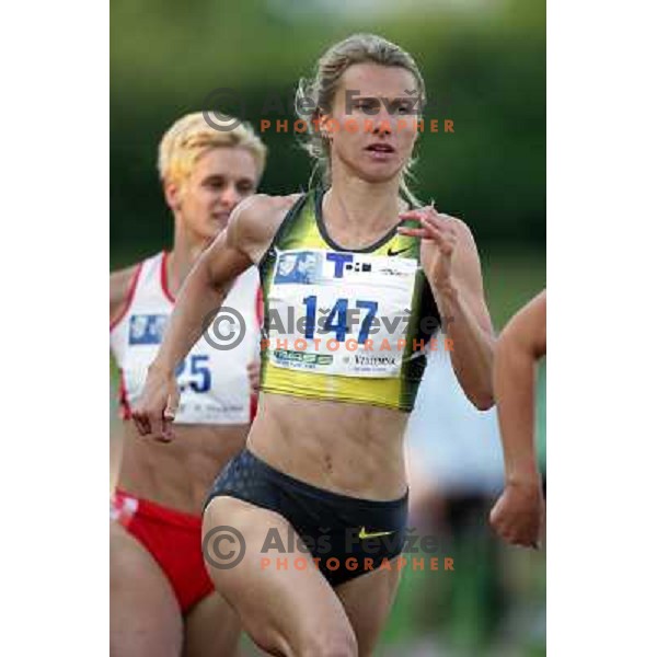 Brigita Langerholz at Grand prix AZS athletic miting in Ljubljana 3.6.2007. Photo by Ales Fevzer 