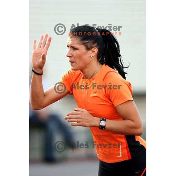 Radmila Vukmirovic at Grand prix AZS athletic miting in Ljubljana 3.6.2007. Photo by Ales Fevzer 