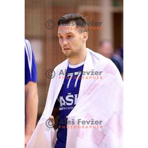 of RK Celje Pivovarna Lasko in action during handball match Slovan-Celje Pivovarna Lasko, played in Kodeljevo Hall, Ljubljana on September 13, 2014