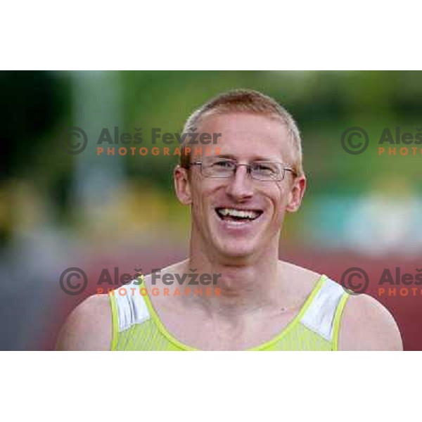 Matic Osovnikar at Grand prix AZS athletic miting in Ljubljana 3.6.2007. Photo by Ales Fevzer 