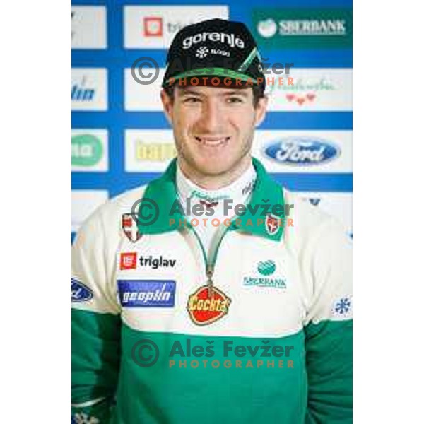 Rok Trsan during media day of Ski Association Slovenia for season 2014-15, Sora pro medvodah on October 20, 2014