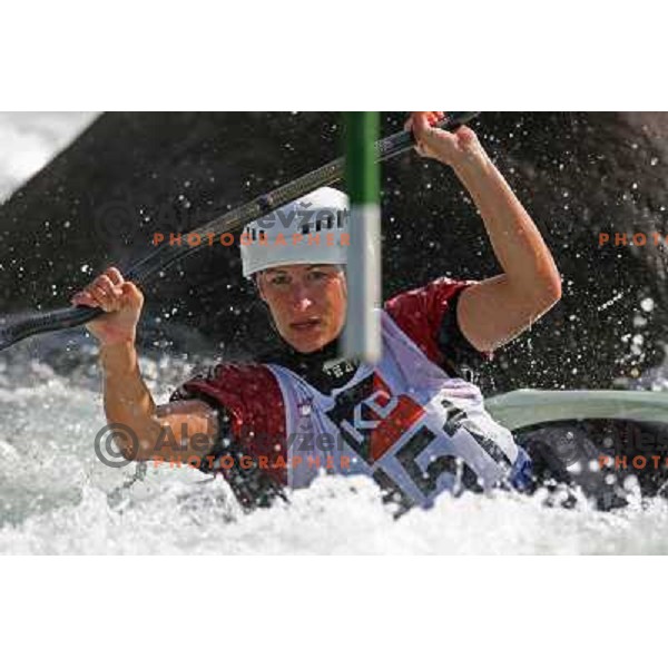 Dana Benusova (SVK) at Kayak and Canoe race Slovenian Open in Ljubljana 3.6.2007. Photo by Ales Fevzer 